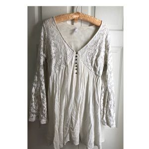 White/Cream Lace Tunic
